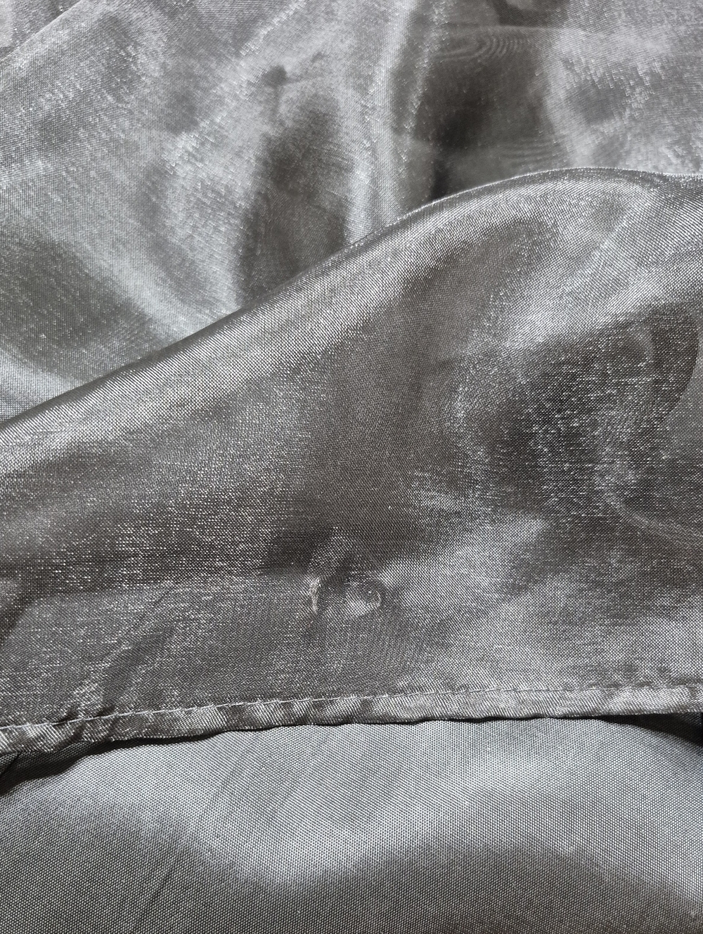 Isaac Hazan Vintage Taffeta Formal Skirt Size 12 Black - Picture 8 of 8